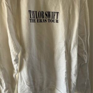 Taylor Swift White Eras tour Crew Neck Sweater